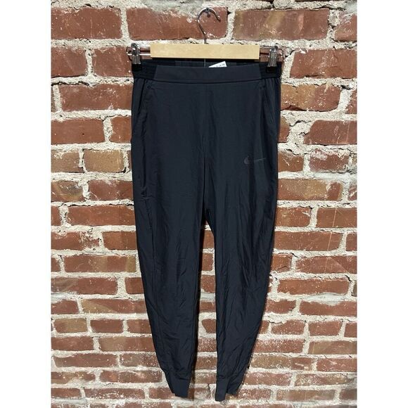 Nike Womens Black Athletic Pull On Jogger Sweatpants Size XS - Picture 1 of 3